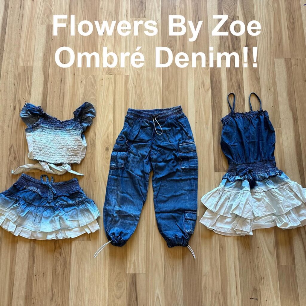 Introducing Flowers by Zoe Ombré Denim!